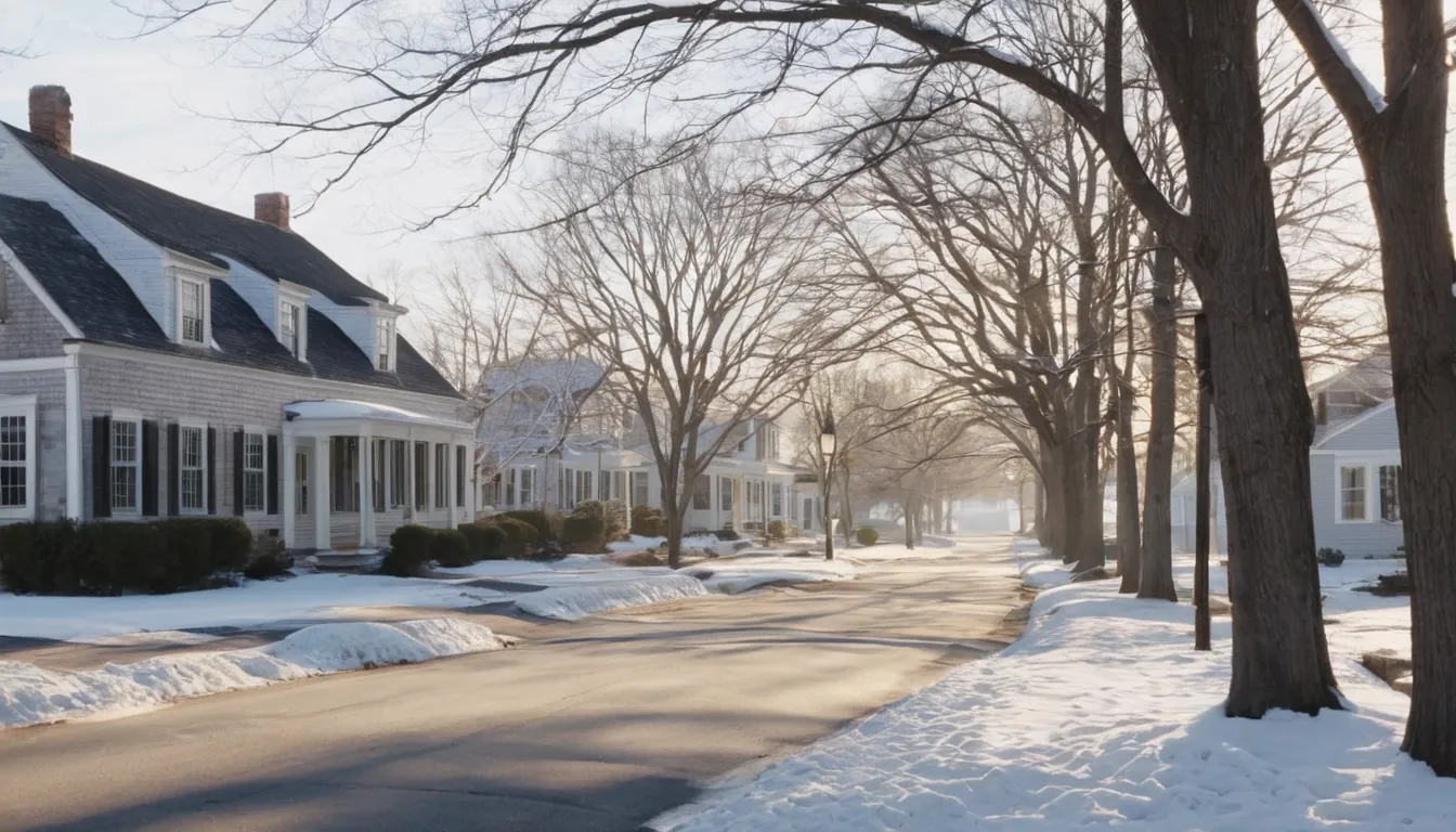 A neighborhood of older homes in the New York area